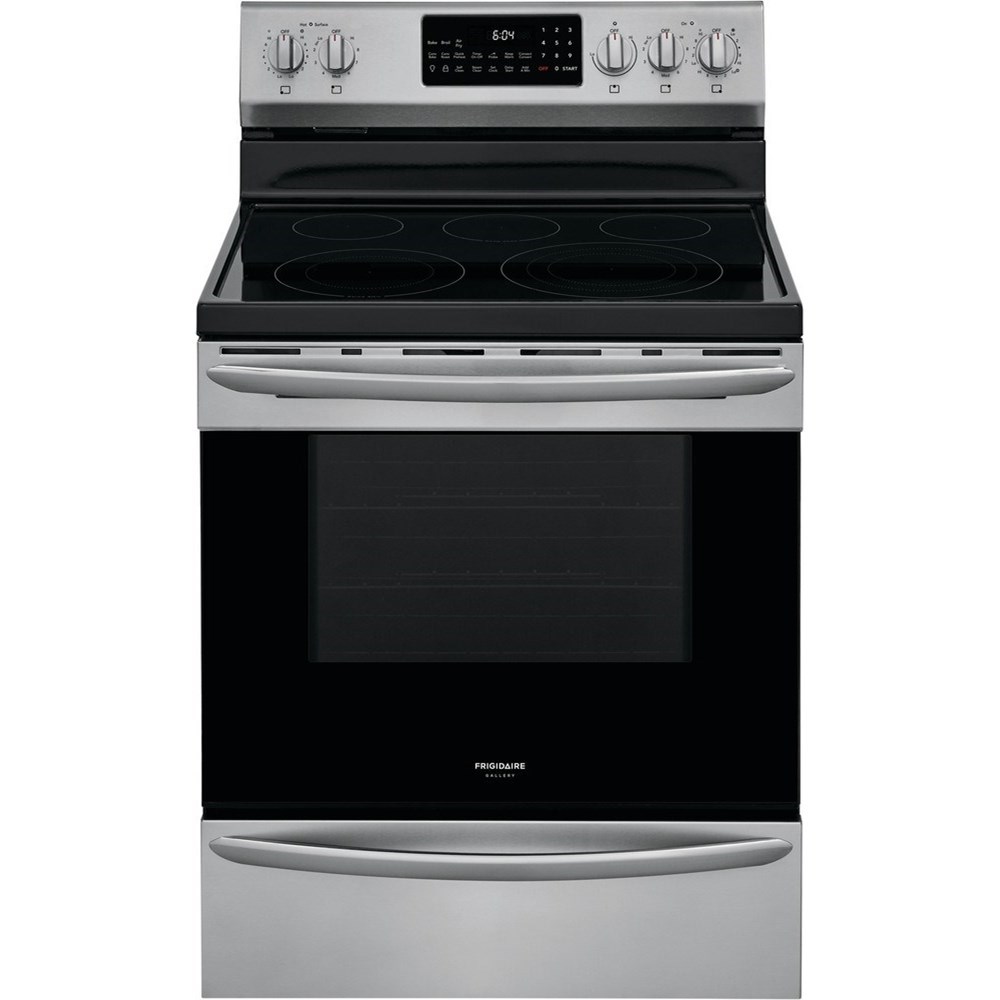 Frigidaire GCRE3060AF 30'' Freestanding Electric Range with Air Fry Furniture and